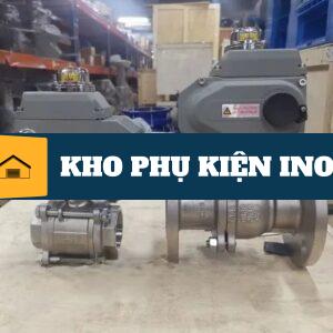 Van bi điều khiển điện inox 304/316 4 tong kho van bi dieu khien dien inox 304 316