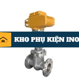 Van cổng điều khiển điện inox 304/316 DN50–DN600 3 van cong dien inox mat bich pn16